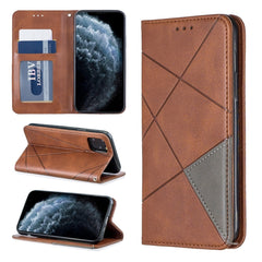 Rhombus Texture Horizontal Flip Magnetic Leather Case with Holder & Card Slots & Wallet, For iPhone 11 Pro, For iPhone 11 Pro Max, For iPhone 11, For iPhone XS / X, For iPhone XS Max