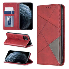 Rhombus Texture Horizontal Flip Magnetic Leather Case with Holder & Card Slots & Wallet, For iPhone 11 Pro, For iPhone 11 Pro Max, For iPhone 11, For iPhone XS / X, For iPhone XS Max