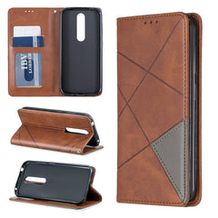 Rhombus Texture Horizontal Flip Magnetic Leather Case with Holder & Card Slots & Wallet, For Nokia 1 Plus, For Nokia 4.2, For Nokia 3.2, For Nokia 2.2