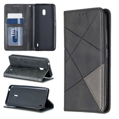 Rhombus Texture Horizontal Flip Magnetic Leather Case with Holder & Card Slots & Wallet, For Nokia 1 Plus, For Nokia 4.2, For Nokia 3.2, For Nokia 2.2