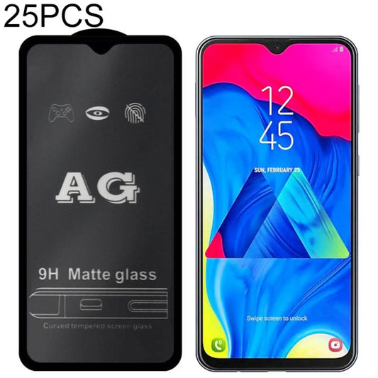 25 PCS AG Matte Frosted Full Cover Tempered Glass, For Galaxy J7 Pro, For Galaxy J4+ & J6+, For Galaxy A6 (2018), For Galaxy A6+ (2018), For Galaxy J3 Pro, For Galaxy A9 (2018) / A9s, For Galaxy A7 (2018), For Galaxy M10, For Galaxy M20