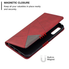 Rhombus Texture Horizontal Flip Magnetic Leather Case with Holder & Card Slots & Wallet, For Huawei P Smart Z / Y9 Prime (2019), For Huawei P Smart 2019 / Honor 10 Lite, For Huawei P Smart+ 2019 / Honor 10i (Honor 20 lite), For Huawei P Smart (Enjoy 7S)