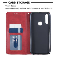 Rhombus Texture Horizontal Flip Magnetic Leather Case with Holder & Card Slots & Wallet, For Huawei P Smart Z / Y9 Prime (2019), For Huawei P Smart 2019 / Honor 10 Lite, For Huawei P Smart+ 2019 / Honor 10i (Honor 20 lite), For Huawei P Smart (Enjoy 7S)