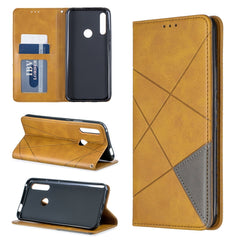 Rhombus Texture Horizontal Flip Magnetic Leather Case with Holder & Card Slots & Wallet, For Huawei P Smart Z / Y9 Prime (2019), For Huawei P Smart 2019 / Honor 10 Lite, For Huawei P Smart+ 2019 / Honor 10i (Honor 20 lite), For Huawei P Smart (Enjoy 7S)