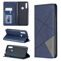 Rhombus Texture Horizontal Flip Magnetic Leather Case with Holder & Card Slots & Wallet, For Huawei P Smart Z / Y9 Prime (2019), For Huawei P Smart 2019 / Honor 10 Lite, For Huawei P Smart+ 2019 / Honor 10i (Honor 20 lite), For Huawei P Smart (Enjoy 7S)