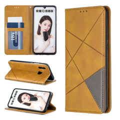 Rhombus Texture Horizontal Flip Magnetic Leather Case with Holder & Card Slots & Wallet, For Huawei P Smart Z / Y9 Prime (2019), For Huawei P Smart 2019 / Honor 10 Lite, For Huawei P Smart+ 2019 / Honor 10i (Honor 20 lite), For Huawei P Smart (Enjoy 7S)