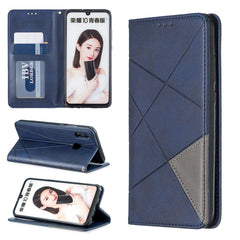 Rhombus Texture Horizontal Flip Magnetic Leather Case with Holder & Card Slots & Wallet, For Huawei P Smart Z / Y9 Prime (2019), For Huawei P Smart 2019 / Honor 10 Lite, For Huawei P Smart+ 2019 / Honor 10i (Honor 20 lite), For Huawei P Smart (Enjoy 7S)