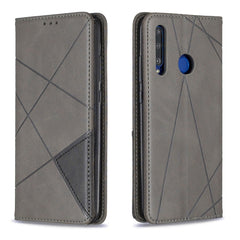 Rhombus Texture Horizontal Flip Magnetic Leather Case with Holder & Card Slots & Wallet, For Huawei P Smart Z / Y9 Prime (2019), For Huawei P Smart 2019 / Honor 10 Lite, For Huawei P Smart+ 2019 / Honor 10i (Honor 20 lite), For Huawei P Smart (Enjoy 7S)