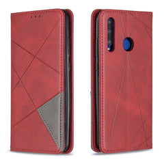 Rhombus Texture Horizontal Flip Magnetic Leather Case with Holder & Card Slots & Wallet, For Huawei P Smart Z / Y9 Prime (2019), For Huawei P Smart 2019 / Honor 10 Lite, For Huawei P Smart+ 2019 / Honor 10i (Honor 20 lite), For Huawei P Smart (Enjoy 7S)