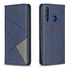 Rhombus Texture Horizontal Flip Magnetic Leather Case with Holder & Card Slots & Wallet, For Huawei P Smart Z / Y9 Prime (2019), For Huawei P Smart 2019 / Honor 10 Lite, For Huawei P Smart+ 2019 / Honor 10i (Honor 20 lite), For Huawei P Smart (Enjoy 7S)