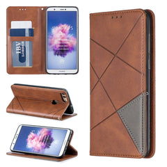 Rhombus Texture Horizontal Flip Magnetic Leather Case with Holder & Card Slots & Wallet, For Huawei P Smart Z / Y9 Prime (2019), For Huawei P Smart 2019 / Honor 10 Lite, For Huawei P Smart+ 2019 / Honor 10i (Honor 20 lite), For Huawei P Smart (Enjoy 7S)