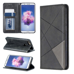 Rhombus Texture Horizontal Flip Magnetic Leather Case with Holder & Card Slots & Wallet, For Huawei P Smart Z / Y9 Prime (2019), For Huawei P Smart 2019 / Honor 10 Lite, For Huawei P Smart+ 2019 / Honor 10i (Honor 20 lite), For Huawei P Smart (Enjoy 7S)