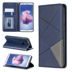 Rhombus Texture Horizontal Flip Magnetic Leather Case with Holder & Card Slots & Wallet, For Huawei P Smart Z / Y9 Prime (2019), For Huawei P Smart 2019 / Honor 10 Lite, For Huawei P Smart+ 2019 / Honor 10i (Honor 20 lite), For Huawei P Smart (Enjoy 7S)