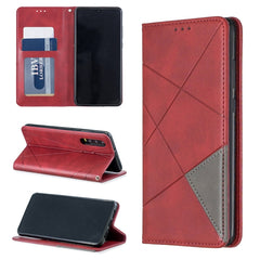 Rhombus Texture Horizontal Flip Magnetic Leather Case with Holder & Card Slots & Wallet, For Huawei P Smart Z / Y9 Prime (2019), For Huawei P Smart 2019 / Honor 10 Lite, For Huawei P Smart+ 2019 / Honor 10i (Honor 20 lite), For Huawei P Smart (Enjoy 7S)