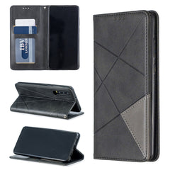 Rhombus Texture Horizontal Flip Magnetic Leather Case with Holder & Card Slots & Wallet, For Huawei P Smart Z / Y9 Prime (2019), For Huawei P Smart 2019 / Honor 10 Lite, For Huawei P Smart+ 2019 / Honor 10i (Honor 20 lite), For Huawei P Smart (Enjoy 7S)