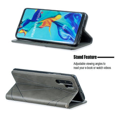 Rhombus Texture Horizontal Flip Magnetic Leather Case with Holder & Card Slots & Wallet, For Huawei P30 Pro, For Huawei P30 lite / nova 4e, For Huawei P20 lite (2019) / nova 5i, For Huawei P20 lite / nova 3e, For Huawei Y5 (2019) / Honor 8S