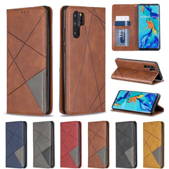 Rhombus Texture Horizontal Flip Magnetic Leather Case with Holder & Card Slots & Wallet, For Huawei P30 Pro, For Huawei P30 lite / nova 4e, For Huawei P20 lite (2019) / nova 5i, For Huawei P20 lite / nova 3e, For Huawei Y5 (2019) / Honor 8S