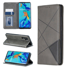 Rhombus Texture Horizontal Flip Magnetic Leather Case with Holder & Card Slots & Wallet, For Huawei P30 Pro, For Huawei P30 lite / nova 4e, For Huawei P20 lite (2019) / nova 5i, For Huawei P20 lite / nova 3e, For Huawei Y5 (2019) / Honor 8S