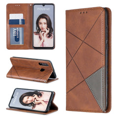 Rhombus Texture Horizontal Flip Magnetic Leather Case with Holder & Card Slots & Wallet, For Huawei P30 Pro, For Huawei P30 lite / nova 4e, For Huawei P20 lite (2019) / nova 5i, For Huawei P20 lite / nova 3e, For Huawei Y5 (2019) / Honor 8S