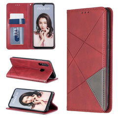 Rhombus Texture Horizontal Flip Magnetic Leather Case with Holder & Card Slots & Wallet, For Huawei P30 Pro, For Huawei P30 lite / nova 4e, For Huawei P20 lite (2019) / nova 5i, For Huawei P20 lite / nova 3e, For Huawei Y5 (2019) / Honor 8S