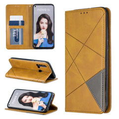 Rhombus Texture Horizontal Flip Magnetic Leather Case with Holder & Card Slots & Wallet, For Huawei P30 Pro, For Huawei P30 lite / nova 4e, For Huawei P20 lite (2019) / nova 5i, For Huawei P20 lite / nova 3e, For Huawei Y5 (2019) / Honor 8S