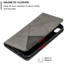 Rhombus Texture Horizontal Flip Magnetic Leather Case with Holder & Card Slots & Wallet, For Xiaomi Redmi 7A, For Xiaomi Redmi 7, For Xiaomi Redmi Note 7