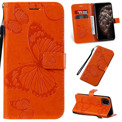 Pressed Printing Butterfly Pattern Horizontal Flip PU Leather Case with Holder & Card Slots & Wallet & Lanyard, For iPhone 11 Pro, For iPhone 11, For iPhone 11 Pro Max