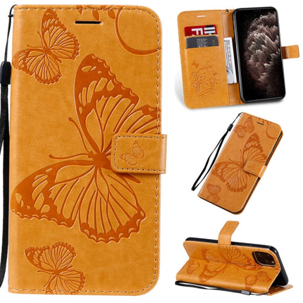 Pressed Printing Butterfly Pattern Horizontal Flip PU Leather Case with Holder & Card Slots & Wallet & Lanyard, For iPhone 11 Pro, For iPhone 11, For iPhone 11 Pro Max