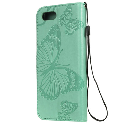 Pressed Printing Butterfly Pattern Horizontal Flip PU Leather Case with Holder & Card Slots & Wallet & Lanyard, For OPPO A1K / C2, For Vivo Y93 / Y91 / Y95, For Huawei P20 Lite 2019 / Nova 5i