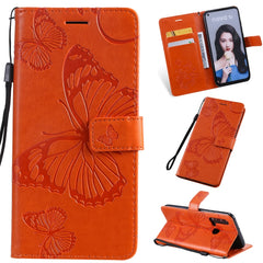 Pressed Printing Butterfly Pattern Horizontal Flip PU Leather Case with Holder & Card Slots & Wallet & Lanyard, For Vivo Y93 / Y91 / Y95, For Huawei P20 Lite 2019 / Nova 5i, For Huawei P Smart Z / Y9 Prime 2019, For Galaxy A80