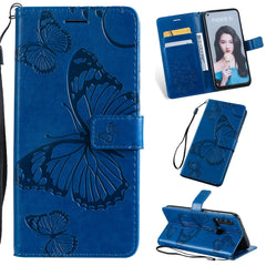 Pressed Printing Butterfly Pattern Horizontal Flip PU Leather Case with Holder & Card Slots & Wallet & Lanyard, For Vivo Y93 / Y91 / Y95, For Huawei P20 Lite 2019 / Nova 5i, For Huawei P Smart Z / Y9 Prime 2019, For Galaxy A80