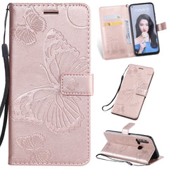 Pressed Printing Butterfly Pattern Horizontal Flip PU Leather Case with Holder & Card Slots & Wallet & Lanyard, For Vivo Y93 / Y91 / Y95, For Huawei P20 Lite 2019 / Nova 5i, For Huawei P Smart Z / Y9 Prime 2019, For Galaxy A80