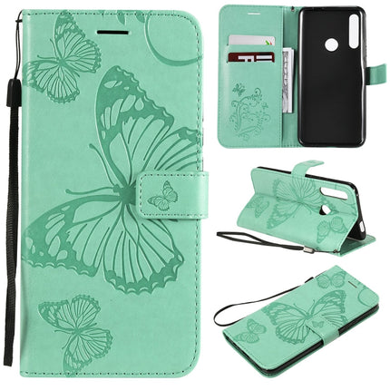 Pressed Printing Butterfly Pattern Horizontal Flip PU Leather Case with Holder & Card Slots & Wallet & Lanyard, For Huawei P Smart Z / Y9 Prime 2019, For Galaxy A80, For Galaxy Note 10+ / 10 Pro