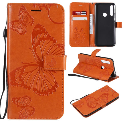 Pressed Printing Butterfly Pattern Horizontal Flip PU Leather Case with Holder & Card Slots & Wallet & Lanyard, For Huawei P Smart Z / Y9 Prime 2019, For Galaxy A80, For Galaxy Note 10+ / 10 Pro