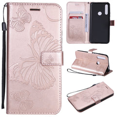 Pressed Printing Butterfly Pattern Horizontal Flip PU Leather Case with Holder & Card Slots & Wallet & Lanyard, For Vivo Y93 / Y91 / Y95, For Huawei P20 Lite 2019 / Nova 5i, For Huawei P Smart Z / Y9 Prime 2019, For Galaxy A80