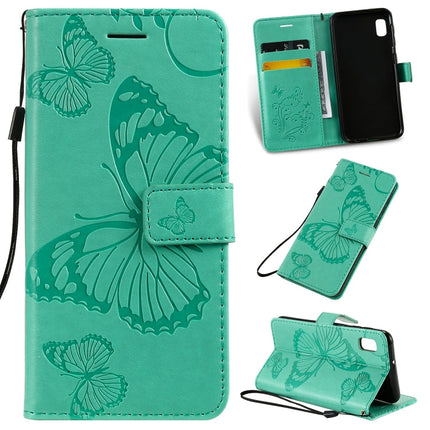 Pressed Printing Butterfly Pattern Horizontal Flip PU Leather Case with Holder & Card Slots & Wallet & Lanyard, For Huawei P Smart Z / Y9 Prime 2019, For Galaxy A80, For Galaxy Note 10+ / 10 Pro