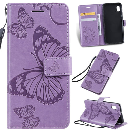 Pressed Printing Butterfly Pattern Horizontal Flip PU Leather Case with Holder & Card Slots & Wallet & Lanyard, For Huawei P Smart Z / Y9 Prime 2019, For Galaxy A80, For Galaxy Note 10+ / 10 Pro