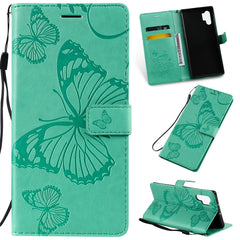 Pressed Printing Butterfly Pattern Horizontal Flip PU Leather Case with Holder & Card Slots & Wallet & Lanyard, For Galaxy Note 10+ / 10 Pro, For Galaxy Note 10, For Xiaomi Mi 9T & Mi 9T Pro & Redmi K20 & K20 Pro, For Galaxy A10e