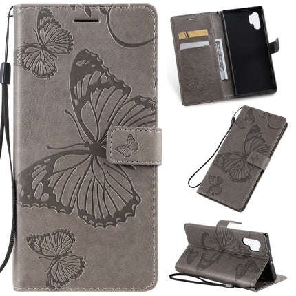 Pressed Printing Butterfly Pattern Horizontal Flip PU Leather Case with Holder & Card Slots & Wallet & Lanyard, For Huawei P Smart Z / Y9 Prime 2019, For Galaxy A80, For Galaxy Note 10+ / 10 Pro
