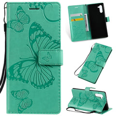 Pressed Printing Butterfly Pattern Horizontal Flip PU Leather Case with Holder & Card Slots & Wallet & Lanyard, For Galaxy Note 10+ / 10 Pro, For Galaxy Note 10, For Xiaomi Mi 9T & Mi 9T Pro & Redmi K20 & K20 Pro, For Galaxy A10e