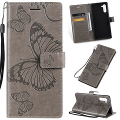 Pressed Printing Butterfly Pattern Horizontal Flip PU Leather Case with Holder & Card Slots & Wallet & Lanyard, For Galaxy Note 10+ / 10 Pro, For Galaxy Note 10, For Xiaomi Mi 9T & Mi 9T Pro & Redmi K20 & K20 Pro, For Galaxy A10e