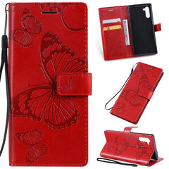 Pressed Printing Butterfly Pattern Horizontal Flip PU Leather Case with Holder & Card Slots & Wallet & Lanyard, For Galaxy Note 10+ / 10 Pro, For Galaxy Note 10, For Xiaomi Mi 9T & Mi 9T Pro & Redmi K20 & K20 Pro, For Galaxy A10e