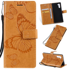 Pressed Printing Butterfly Pattern Horizontal Flip PU Leather Case with Holder & Card Slots & Wallet & Lanyard, For Galaxy Note 10+ / 10 Pro, For Galaxy Note 10, For Xiaomi Mi 9T & Mi 9T Pro & Redmi K20 & K20 Pro, For Galaxy A10e