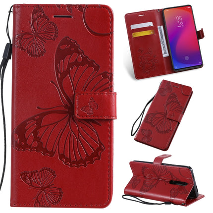 Pressed Printing Butterfly Pattern Horizontal Flip PU Leather Case with Holder & Card Slots & Wallet & Lanyard, For Galaxy Note 10, For Xiaomi Mi 9T & Mi 9T Pro & Redmi K20 & K20 Pro, For Galaxy A10e