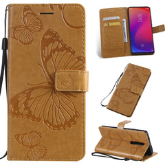 Pressed Printing Butterfly Pattern Horizontal Flip PU Leather Case with Holder & Card Slots & Wallet & Lanyard, For Galaxy Note 10+ / 10 Pro, For Galaxy Note 10, For Xiaomi Mi 9T & Mi 9T Pro & Redmi K20 & K20 Pro, For Galaxy A10e