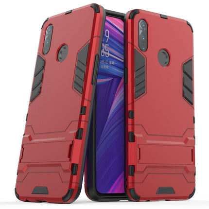 Shockproof PC + TPU Case with Holder for, For OPPO Realme 3, For Huawei Nova 5i Pro, For iPhone 11 Pro, For iPhone 11, For iPhone 11 Pro Max