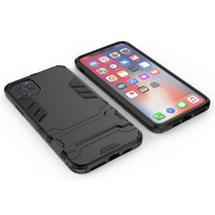 Shockproof PC + TPU Case with Holder for, For iPhone 11 Pro Max