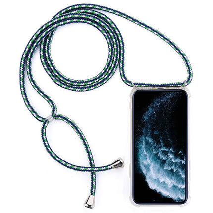 Four-Corner Anti-Fall Trasparent TPU Mobile Phone Case With Lanyard for iPhone, For iPhone 11 Pro