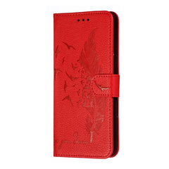 Feather Pattern Litchi Texture Horizontal Flip Leather Case with Wallet & Holder & Card Slots, For LG K50, For LG Stylo 4, For LG Stylo 5, For OnePlus 7 Pro