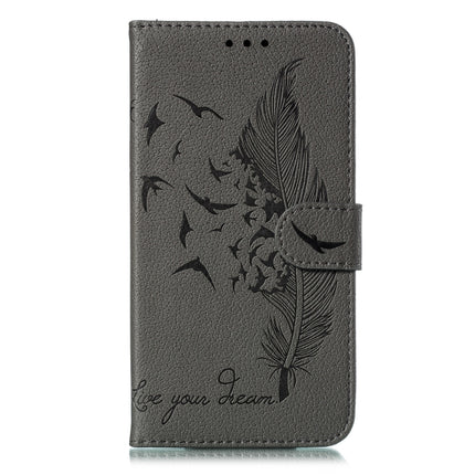 Feather Pattern Litchi Texture Horizontal Flip Leather Case with Wallet & Holder & Card Slots, For Motorola One Pro, For Motorola Moto E6, For Motorola Moto G7 Play, For Motorola Moto G7 Power